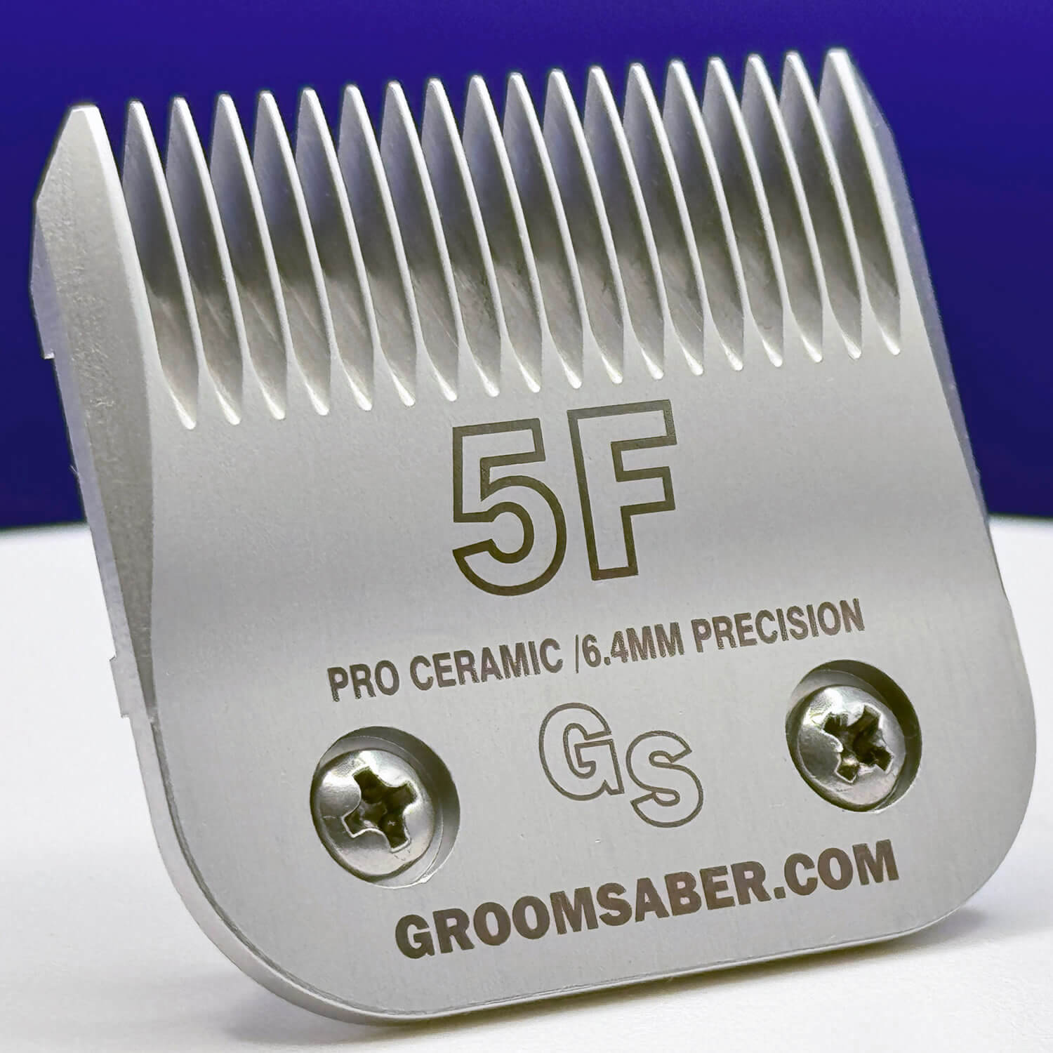 Lame de tondeuse pour chien en céramique 5F (6,4 mm)